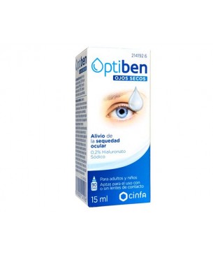 Optiben Ojos Secos Gotas 15 Ml