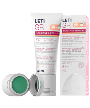 Letisr Crema Anti-Rojeces Con Color 40 Ml + Corrector 2 G