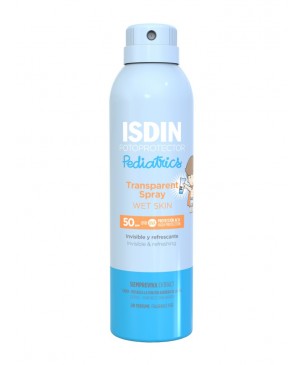 Isdin Fotoprotector Transparent Spray Wet Skin Pediatrics SPF 50